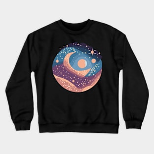 ethereal celestial print Crewneck Sweatshirt